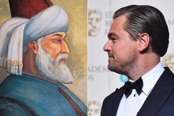 لئوناردو دی کاپریو، در نقش مولانا شاعر فارسی زبان