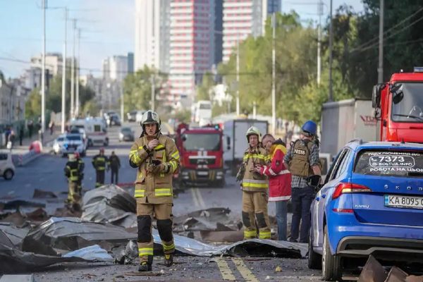 دست کم ده نفر در پی حملات گسترده روسیه در اوکراین کشته شده‌اند